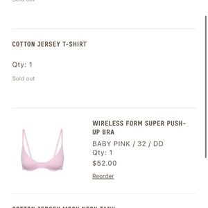 SKIMS Wireless Form Push Up Bra